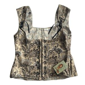 Damsel In This Dress Greta Corset 38 Waist Medieval Renaissance Faire Tapestry